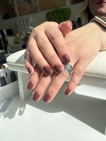 на каждый день маникюр — работа мастера Бурулай, Flamy nails Комсомольская
