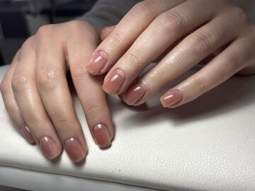 маникюр — работа мастера Нурита, Flamy nails Комсомольская