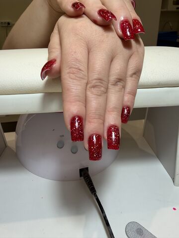  маникюр — работа мастера Бурулай, Flamy nails Комсомольская