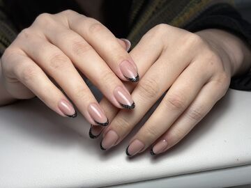  маникюр — работа мастера Нурита, Flamy nails Комсомольская
