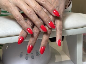  маникюр — работа мастера Нурита, Flamy nails Комсомольская