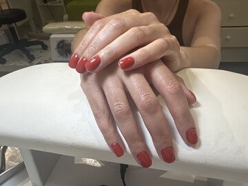  маникюр — работа мастера Нурита, Flamy nails Комсомольская