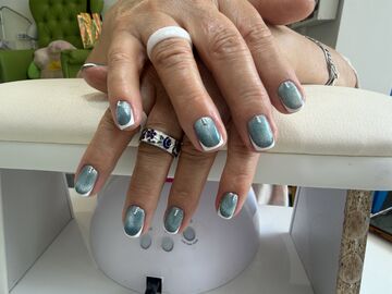 Маникюр маникюр — работа мастера Бурулай, Flamy nails Комсомольская