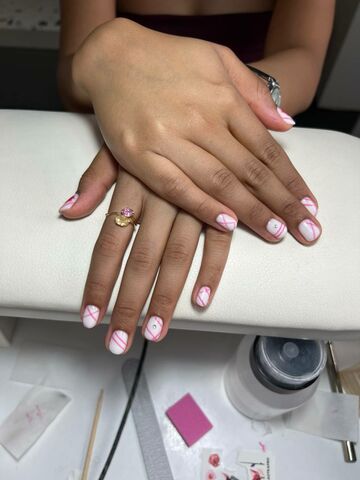  маникюр — работа мастера Нури, Flamy nails Комсомольская