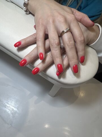  маникюр — работа мастера Бурулай, Flamy nails Комсомольская