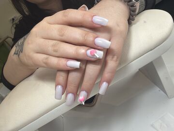  маникюр — работа мастера Бурулай, Flamy nails Комсомольская